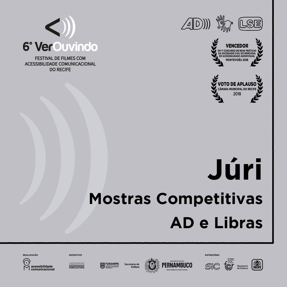 Júri Mostras Competitivas: AD e Libras